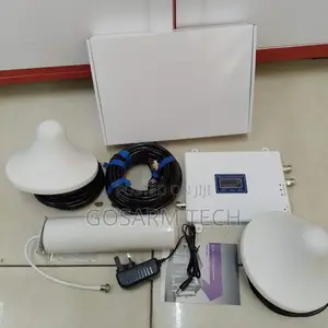 Tri-Band GSM Mobile Booster 2way Repeater – 2g/3g/4g Complete Set