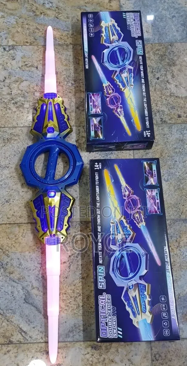 Optical Spin Double-Edged Sword Toy