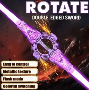 Optical Spin Double-Edged Sword Toy