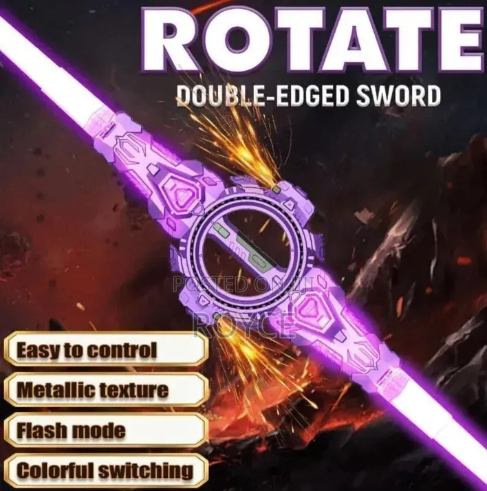 Optical Spin Double-Edged Sword Toy