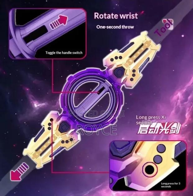 Optical Spin Double-Edged Sword Toy - thumbnail 7