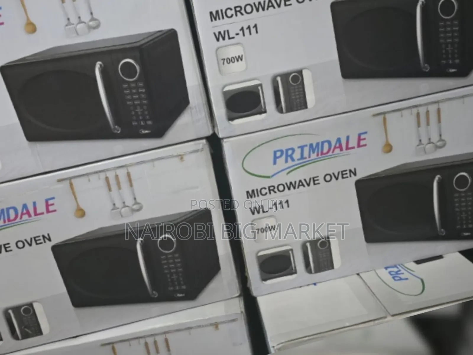 20l Primdale Microwave Oven Black