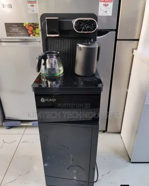 Black and Silver Nunix A1C Bottom Load Hot and Cold Water Dispenser