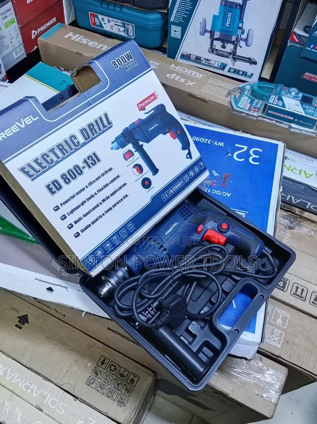 Maxmech Heavy-Duty 800W Electric Impact Drill 