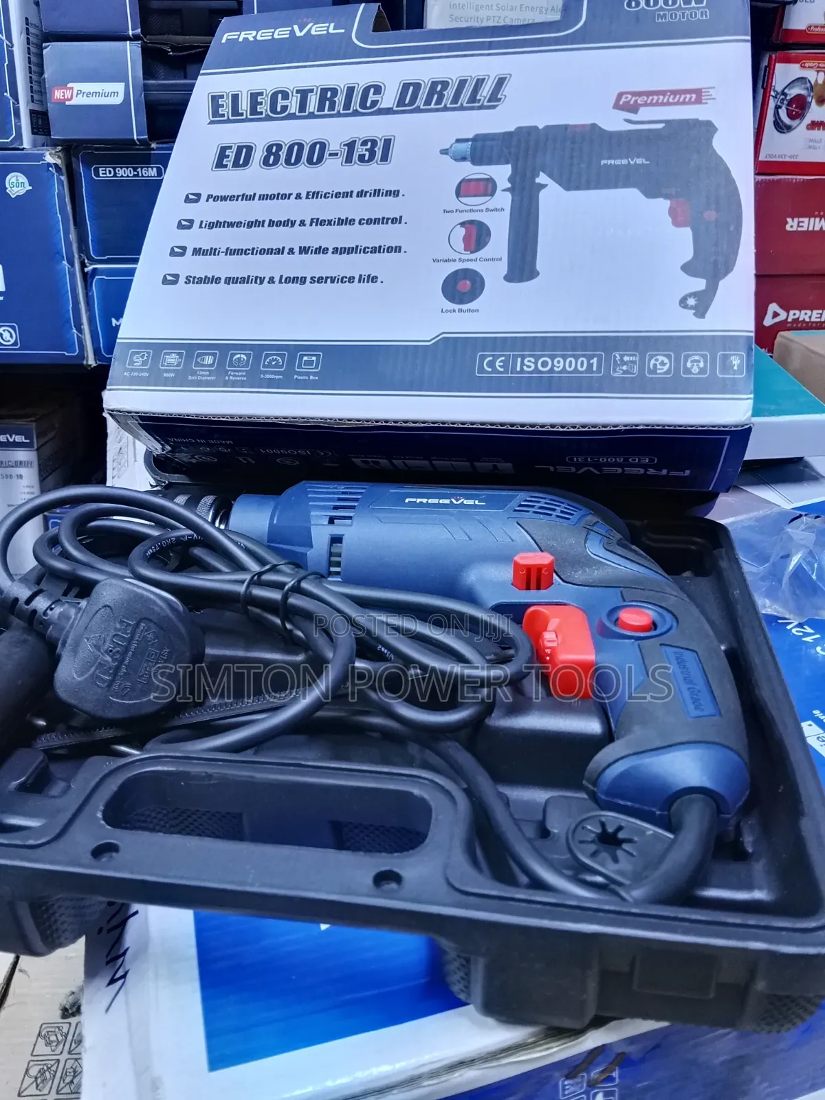 Maxmech Heavy-Duty 800W Electric Impact Drill 