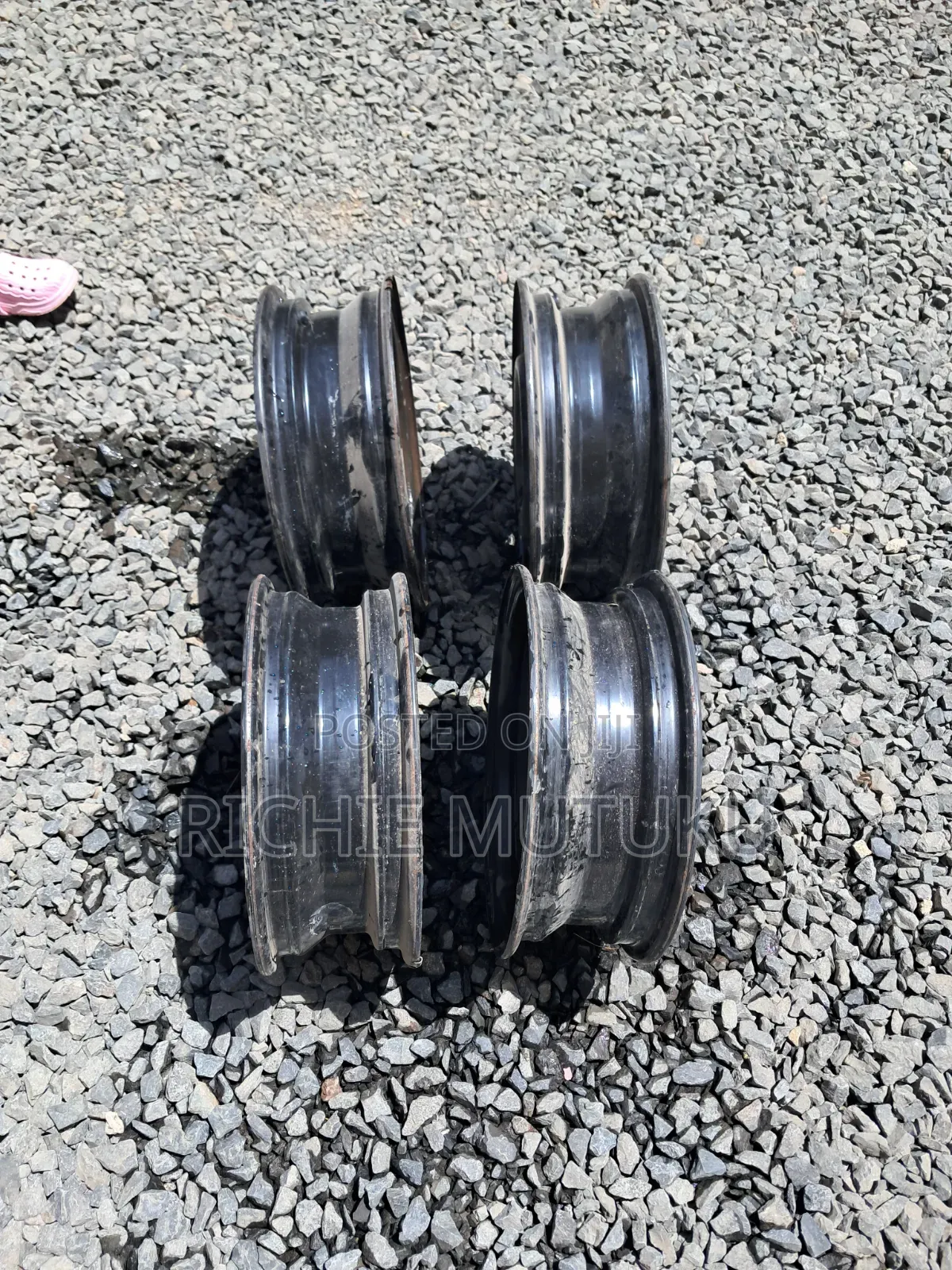 Original Ex Japan Steel Rims Size 15 4 Holes