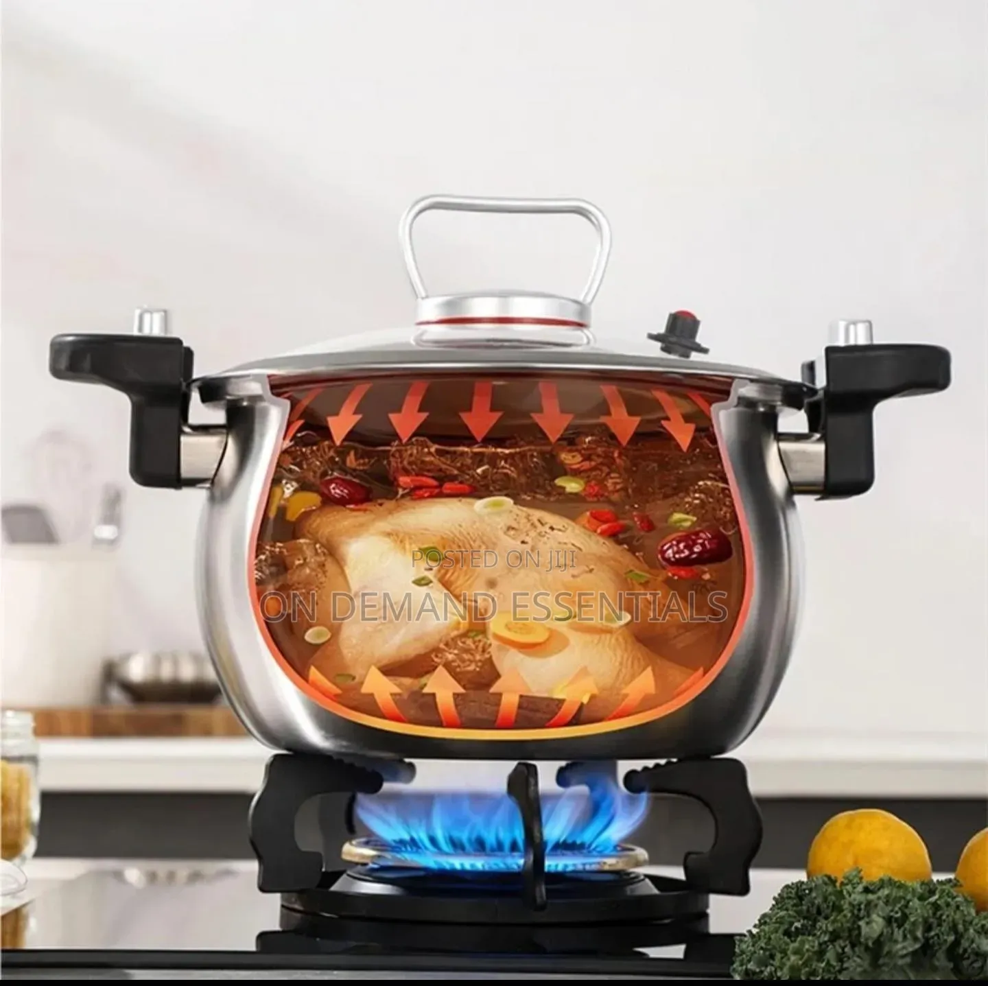 304 Triply Stainless 2in1 Multipurpose Micro Pressure Cooker
