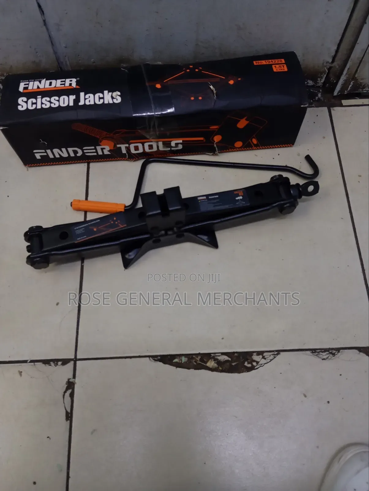 Heavy Duty 2ton Scissor Car Jack With Handle