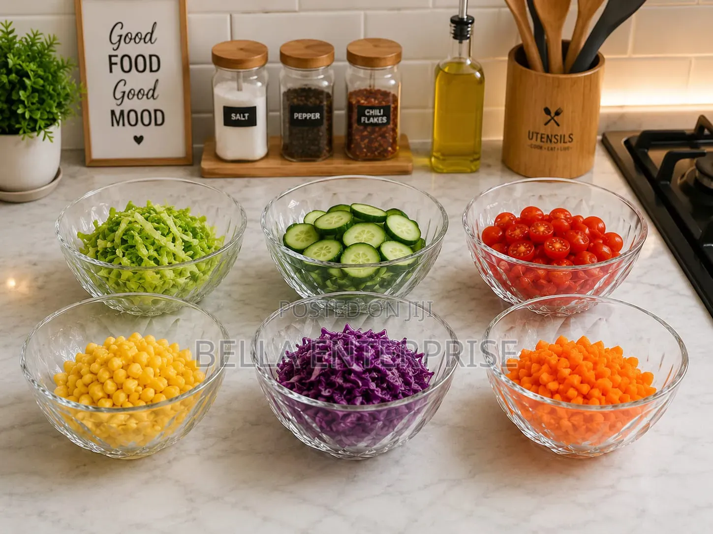 6-Piece Glass Serving Dish