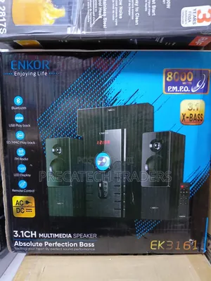 Enkor Ek3161 3.1ch Multimedia Speaker 8000w Pmpo