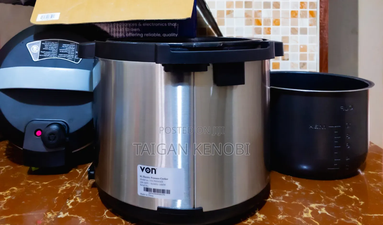 Von Electric Pressure Cooker (6L)