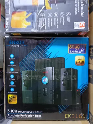 Home Theatre System Enkor 3.1CH Bluetooth Speaker With USB FM Radio