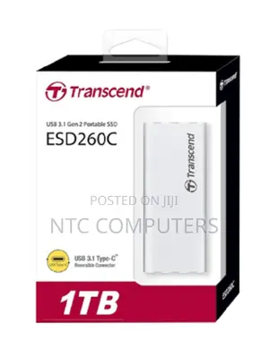 Transcend External Portable SSD ESD260C , 1TB USB 3.1 ,Gen 2 Type-C