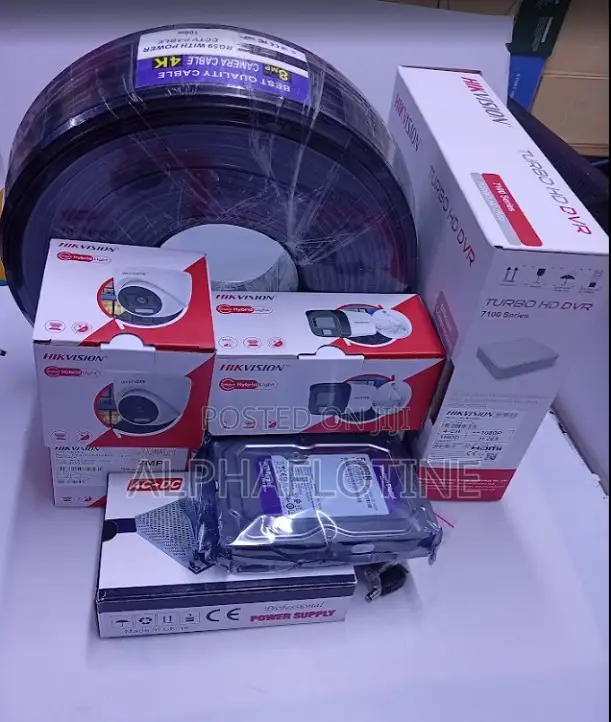 Smart Hybrid 4 X 2MP 1080p Bullet or Dome Camera Full Set
