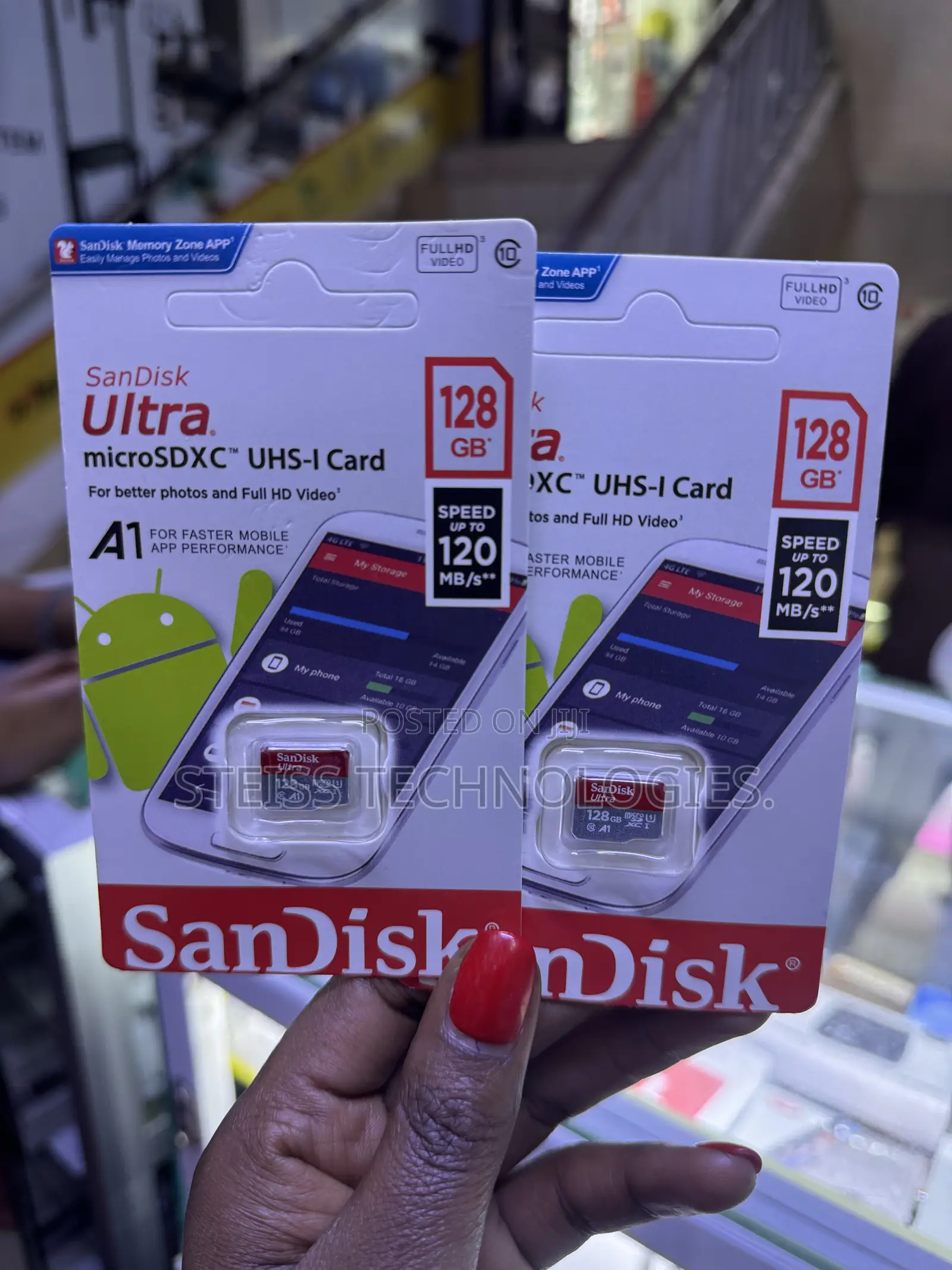 128GB Sandisk MemoryCards