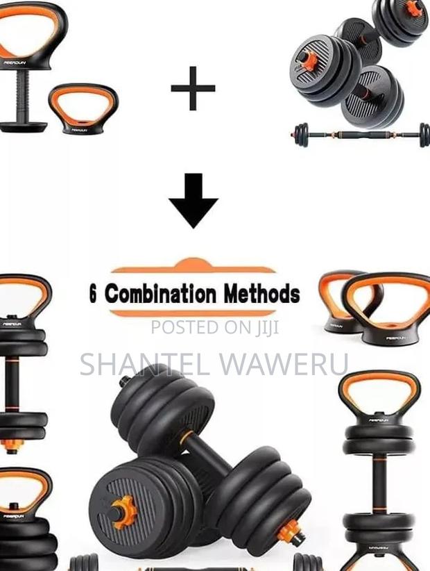 50kg 6 in 1 Adjustable Kettle Bell Weight