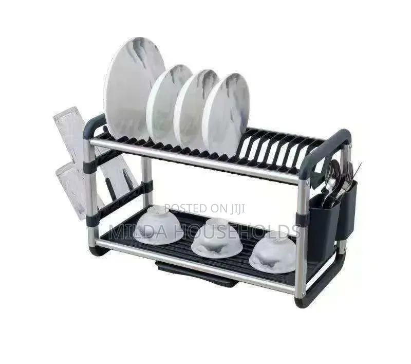 2 Tier Dish Drying Rack for Kitchen Counter.