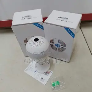 V380 Smart WiFi Bulb Camera – 360° Panoramic Bulb Security Camera