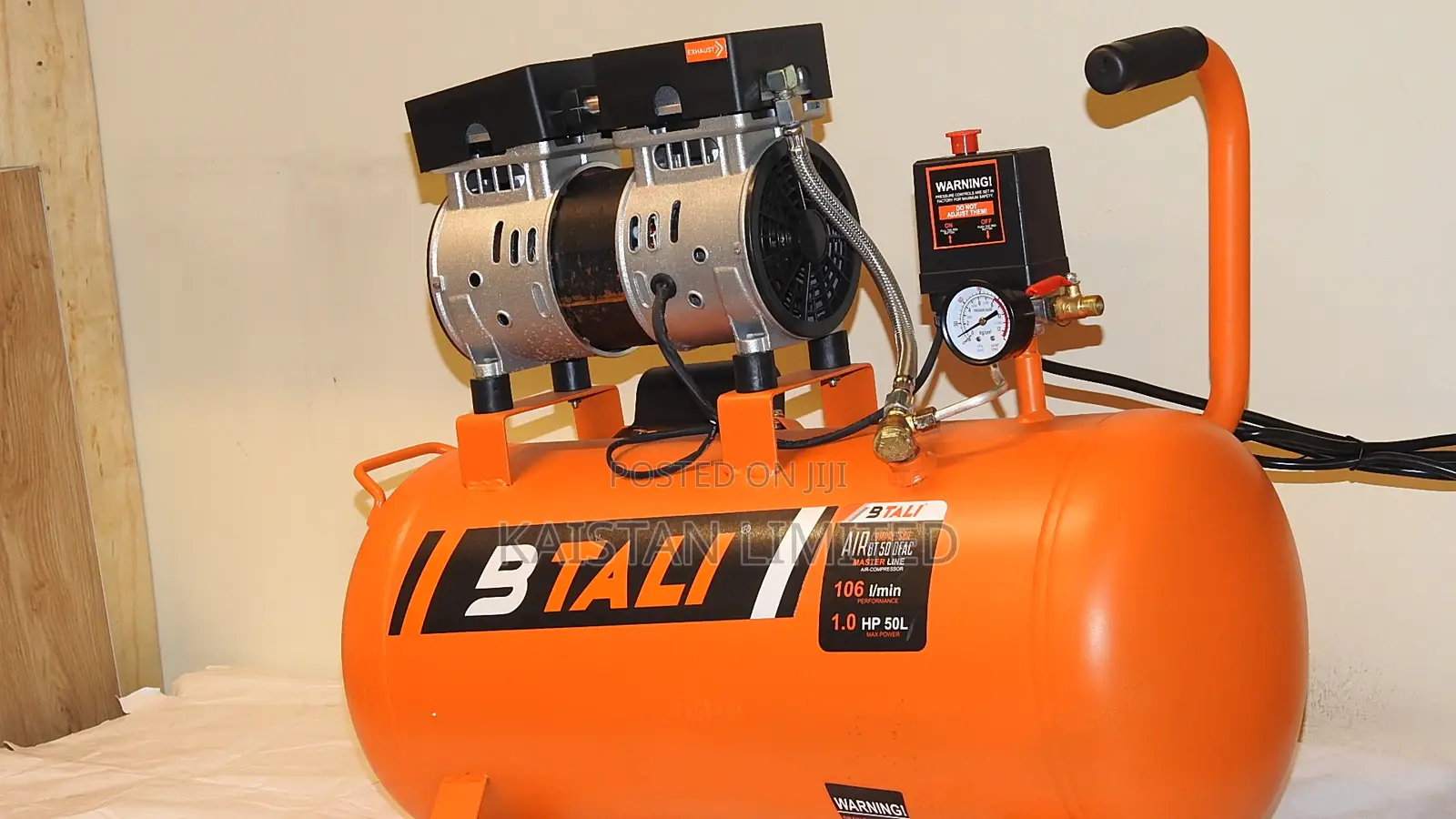 BTALI 50L Ultra Oil-Free Air Compressor – Zero Maintenance-Free