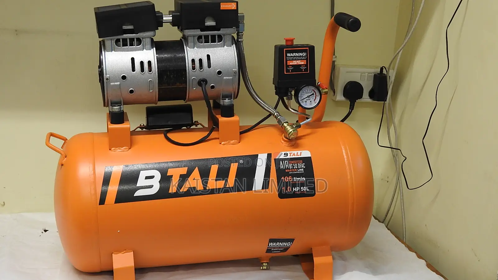 BTALI 50L Ultra Oil-Free Air Compressor – Zero Maintenance-Free