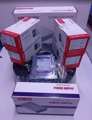 Hikvision 4-Ch Full Set Kit 2mp Turbo Hd CCTV Cameras 20 IR Distance