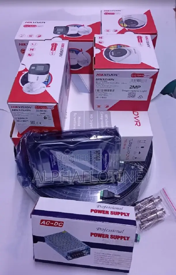 4 Cameras Full Kit 2mp Smart Hybrid Light With Superior, Vivid Color