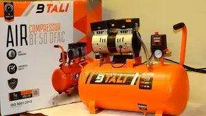 BTALI 50L Silent Oil-Free Garage Air Compressor