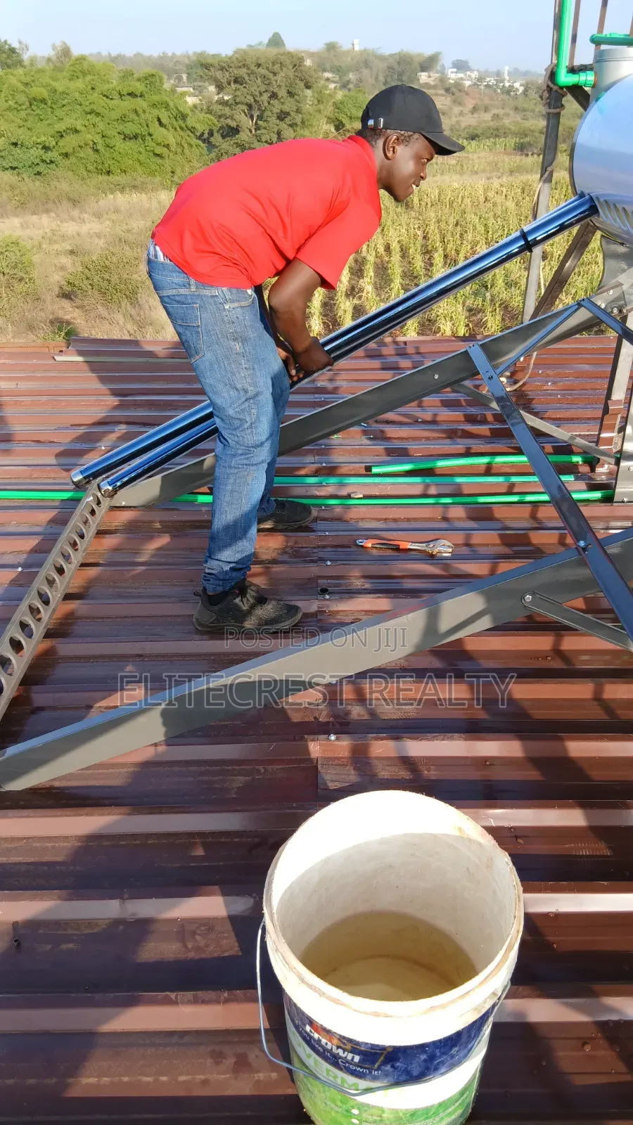 Solar Water Heater Installation