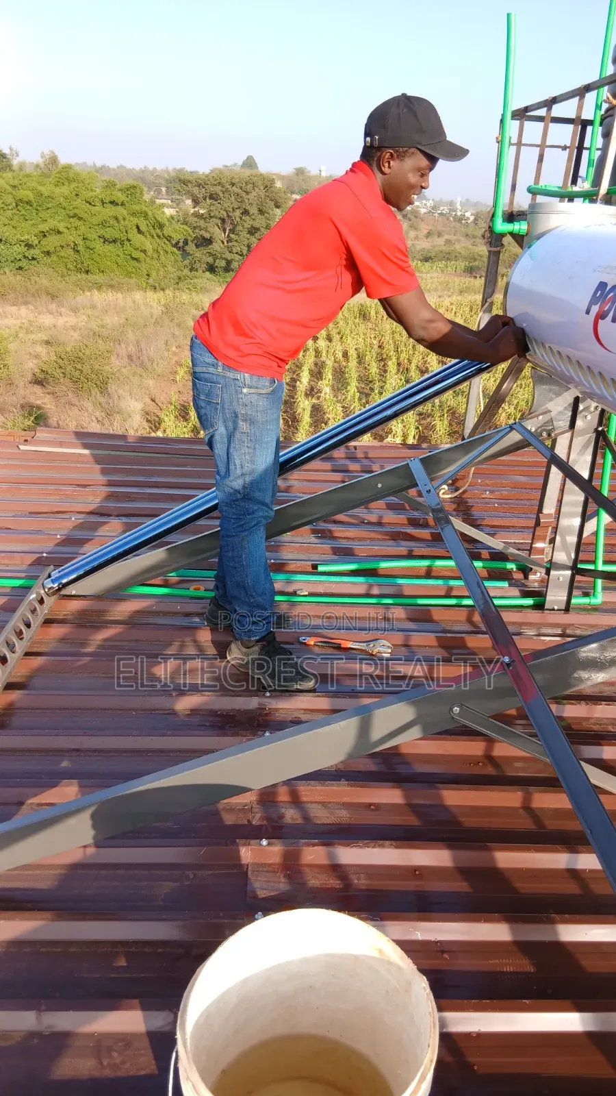 Solar Water Heater Installation