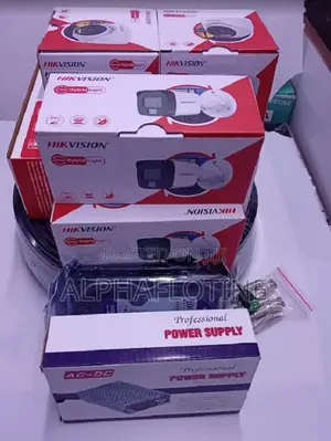 Hik-Vision 8 -Channel Smart Hybrid CCTV Kit 1080p