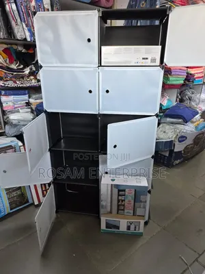 2 Column Plastic Wardrobe