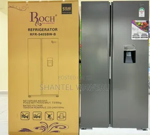 Roch Side by Side 439litres aRFR-540SBW-B Refrigerator
