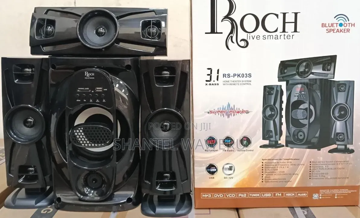Roch 3.1ch Homethearte Multimedia Speaker System at 4300