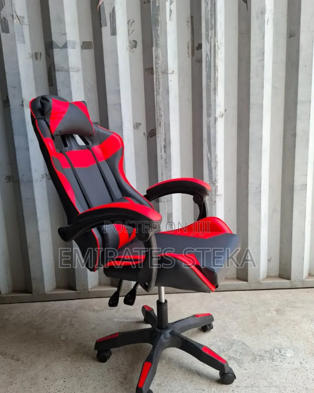 High Back and Red Adjustable Recliner Gaming Chair Computer Gaming