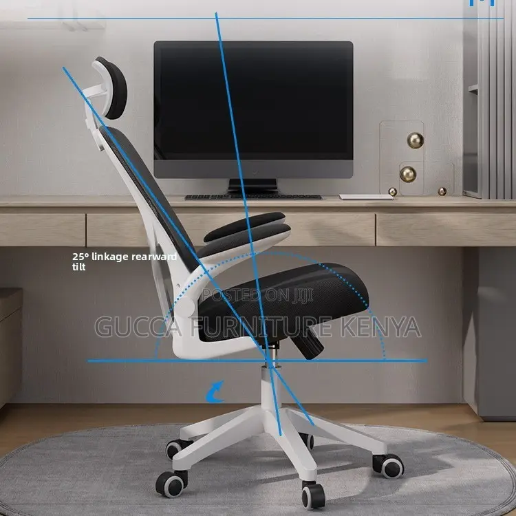 Modern Ergonomic Secretary Mesh Seat.