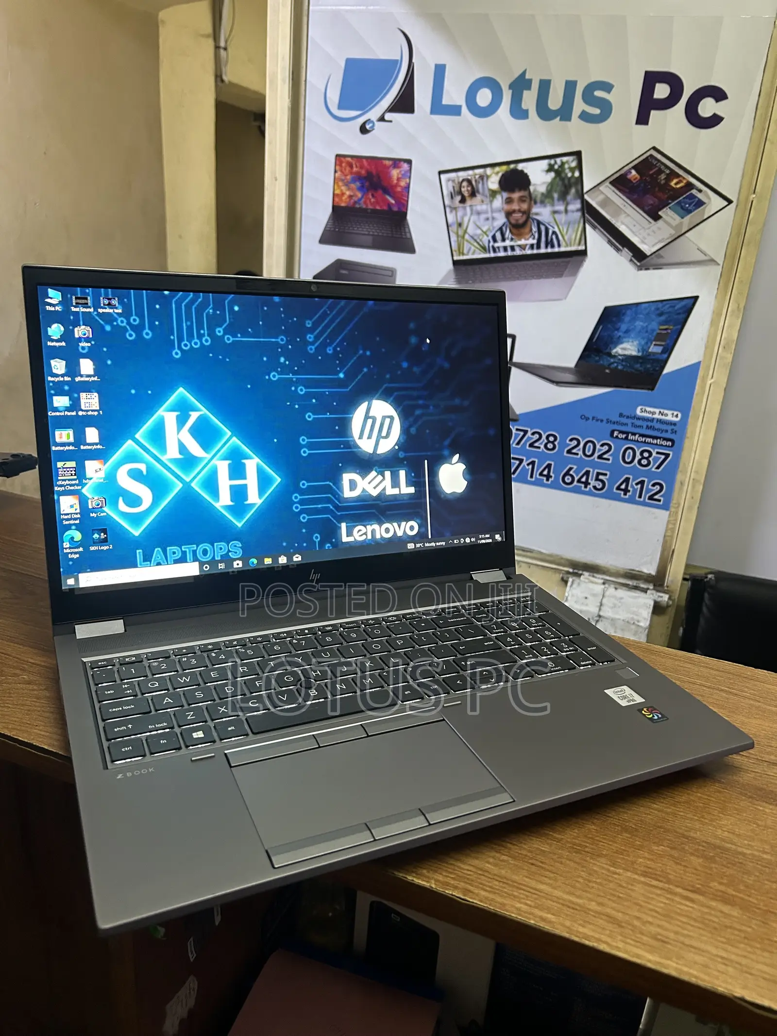 Laptop HP Zbook Fury 15 G7 16GB Intel Core i7 SSD 512GB