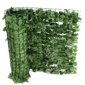 Dense Green Artificial Fence Roll for Outdoor Privacy and Decor