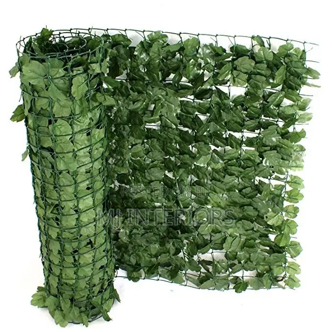 Dense Green Artificial Fence Roll for Outdoor Privacy and Decor