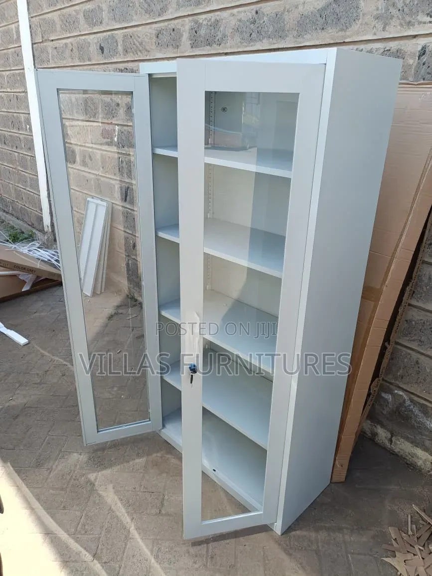 Professional Office Cabinet With Glass Doors
