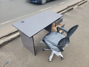 Greylish Study Desk and Mesh Chair
