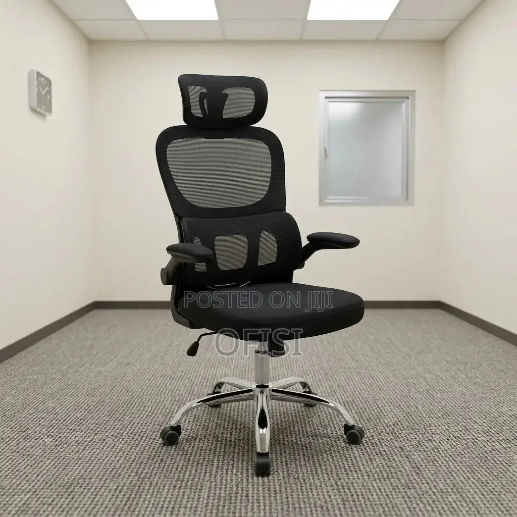 Office Chair; Ergonomic Office Chair With Lumbar Support