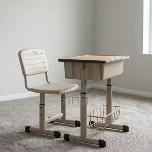 Kid's Desk; Height Adjustable Kid's Desk Chair Combo