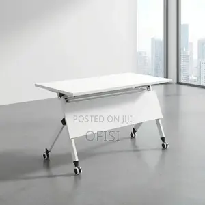 Foldable Table; Foldable Training Table With Wheels