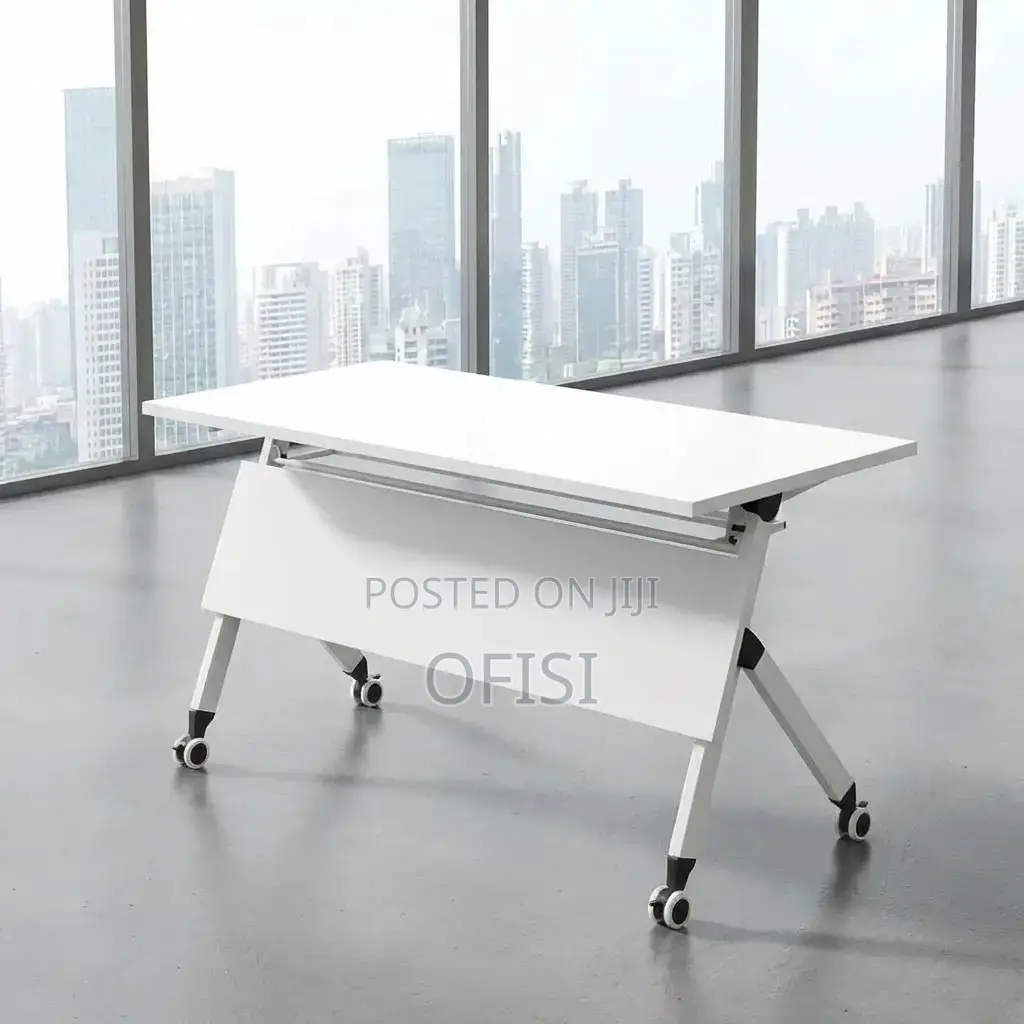 Foldable Table; Foldable Training Table With Wheels