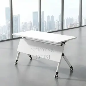 Foldable Table; Foldable Training Table With Wheels