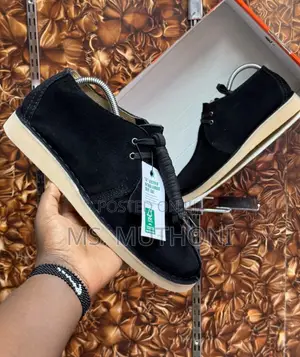 Premium Black Suede Clark’s Size 40-45