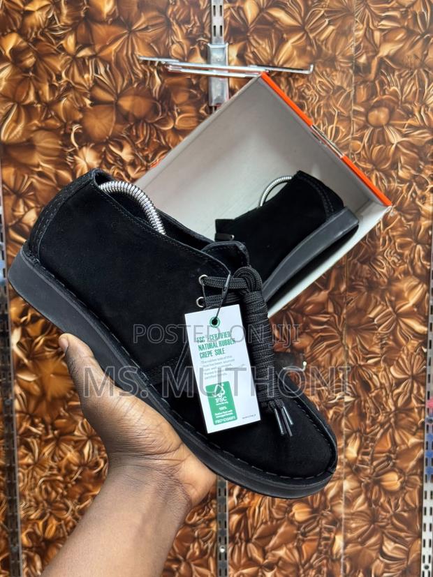 Premium Black Suede Clark’s Size 40-45 - thumbnail 2