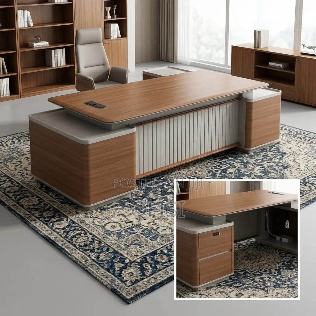 Office Desk; Premium 2.4m Executive Office Desk