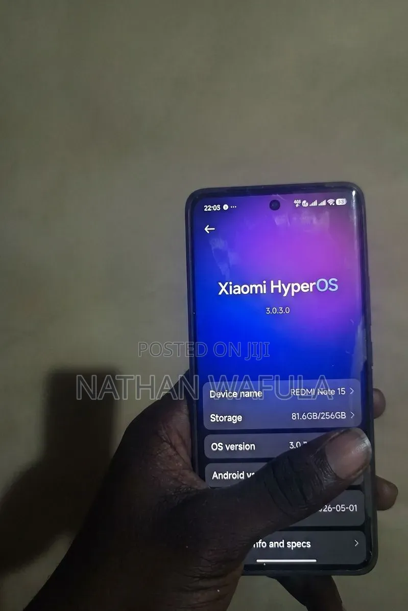 Xiaomi Redmi Note 15 256 GB Black