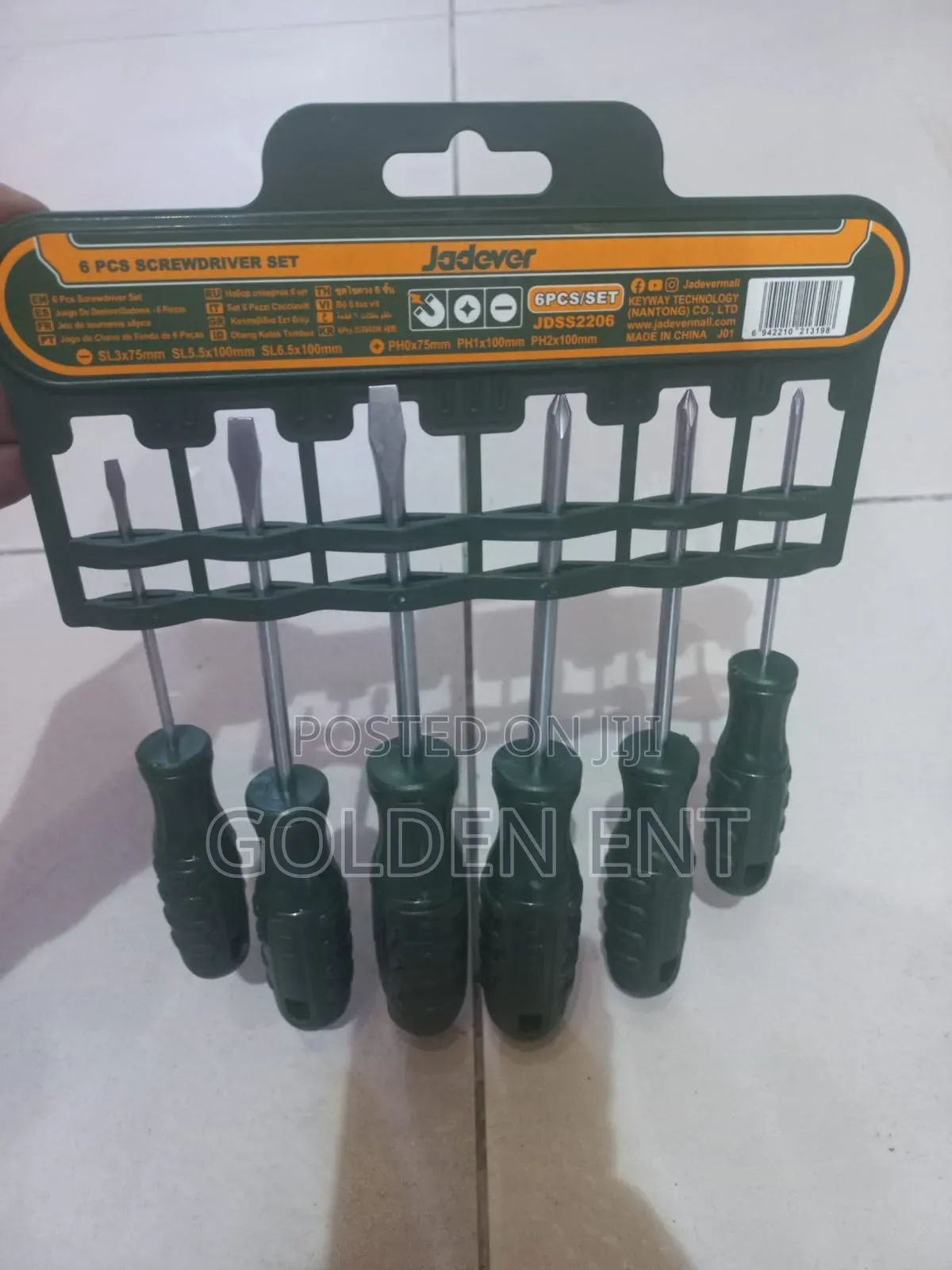 Jadever 6pcs Screwdriver Set/ Quality Screwdriver Set